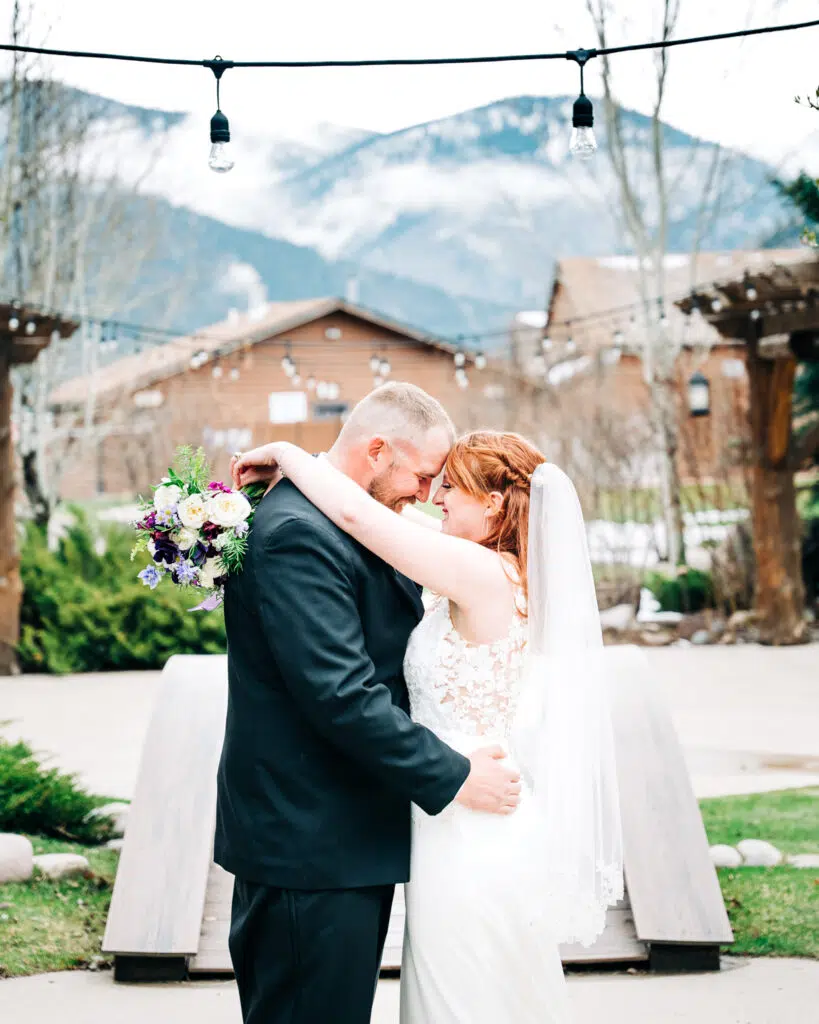 How Much Does A Wedding Photographer Cost // Couple Portrait With Mountains
