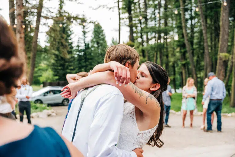 Anna & Jordan \\ Emotional Forest Wedding In Montana