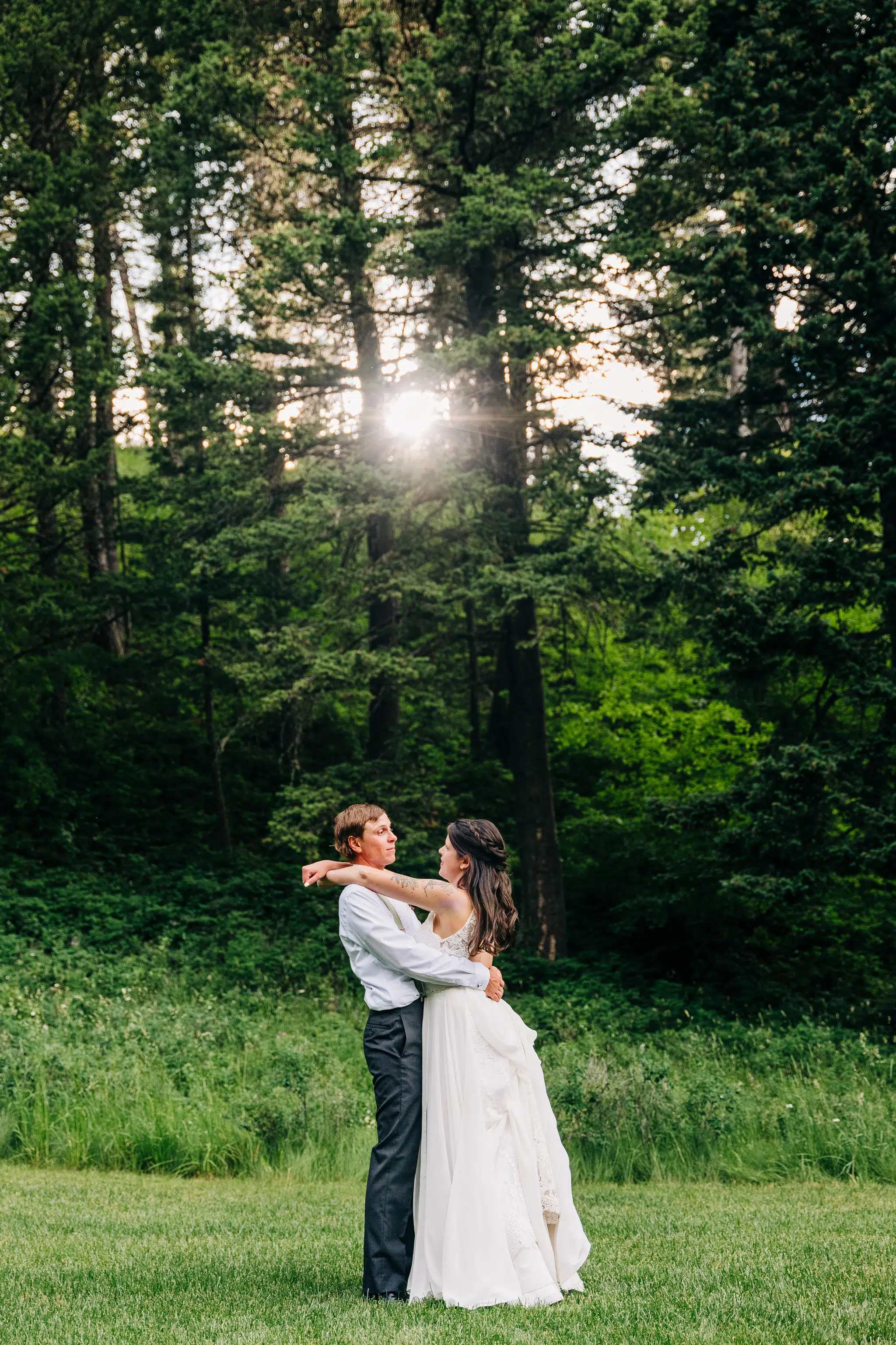 Forest Wedding By Charles Moll Photography