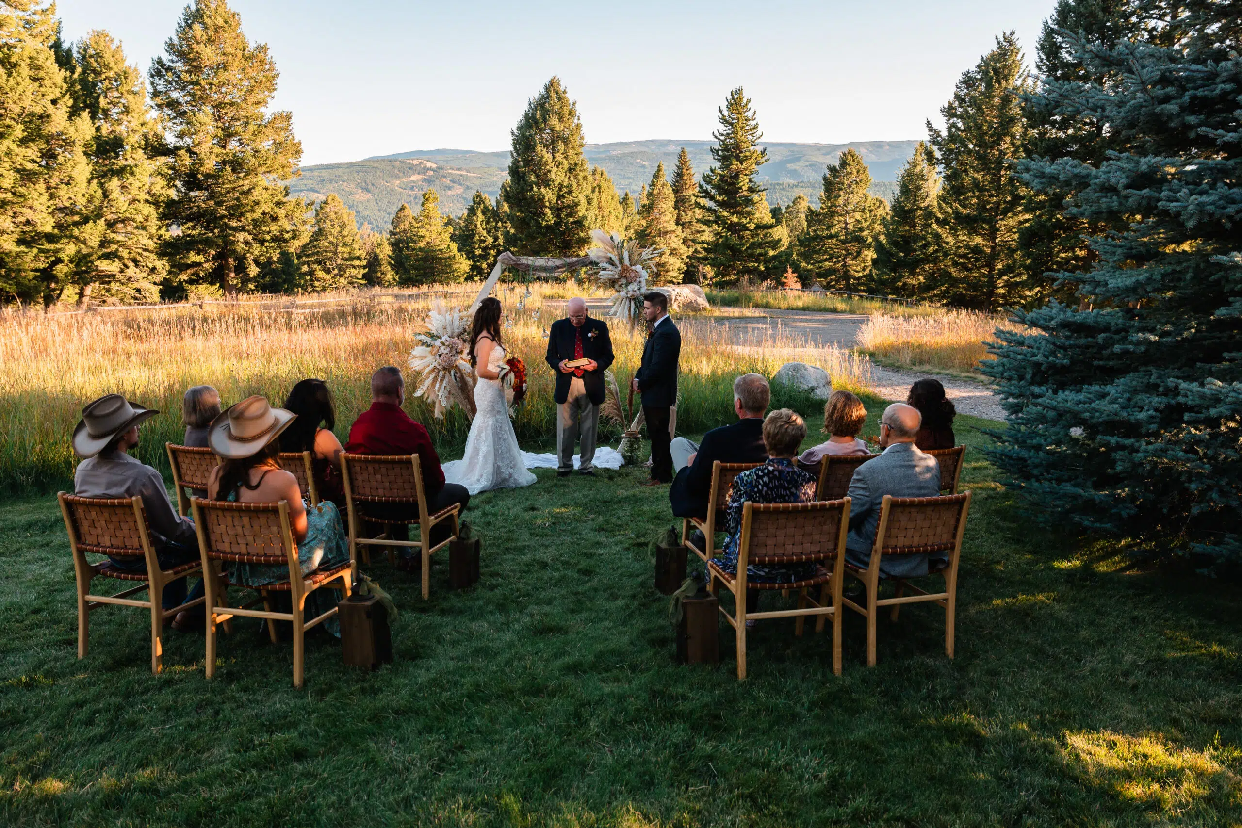 Micro Wedding In Big Sky - Photoby Montana Wedding Photographer Charles Moll