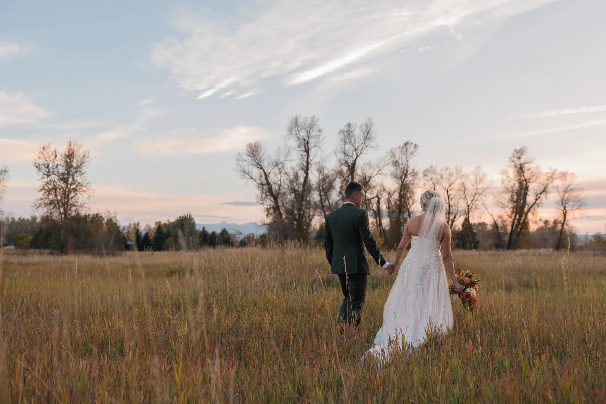 Wedding Venues In Bozeman Couple At The Chateau Event Center