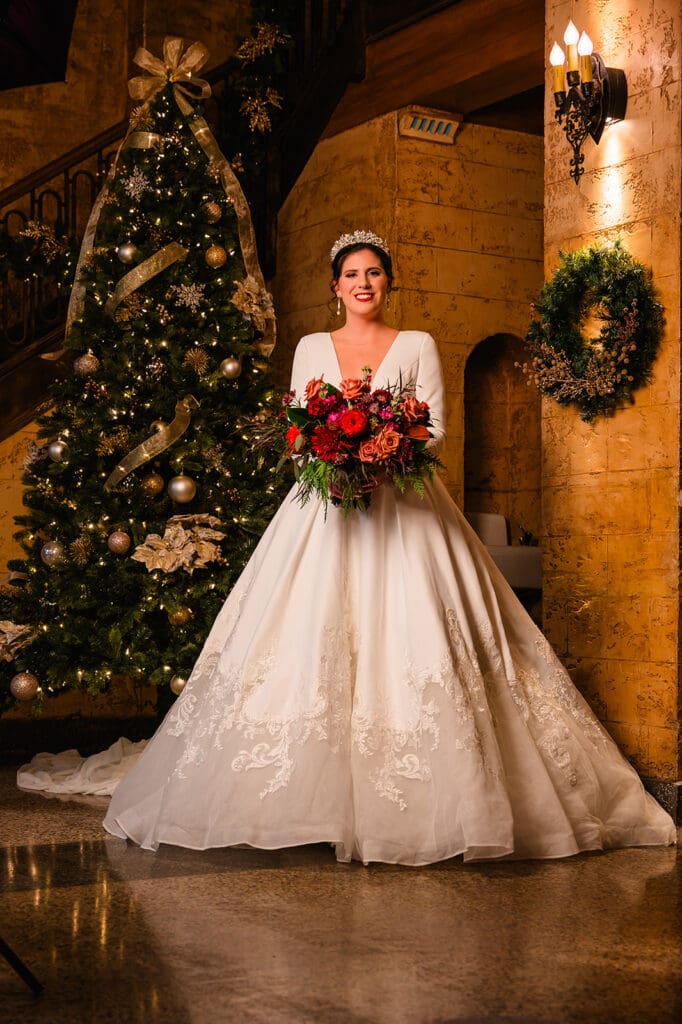 Elegant Christmas Wedding By Charles Moll Photography