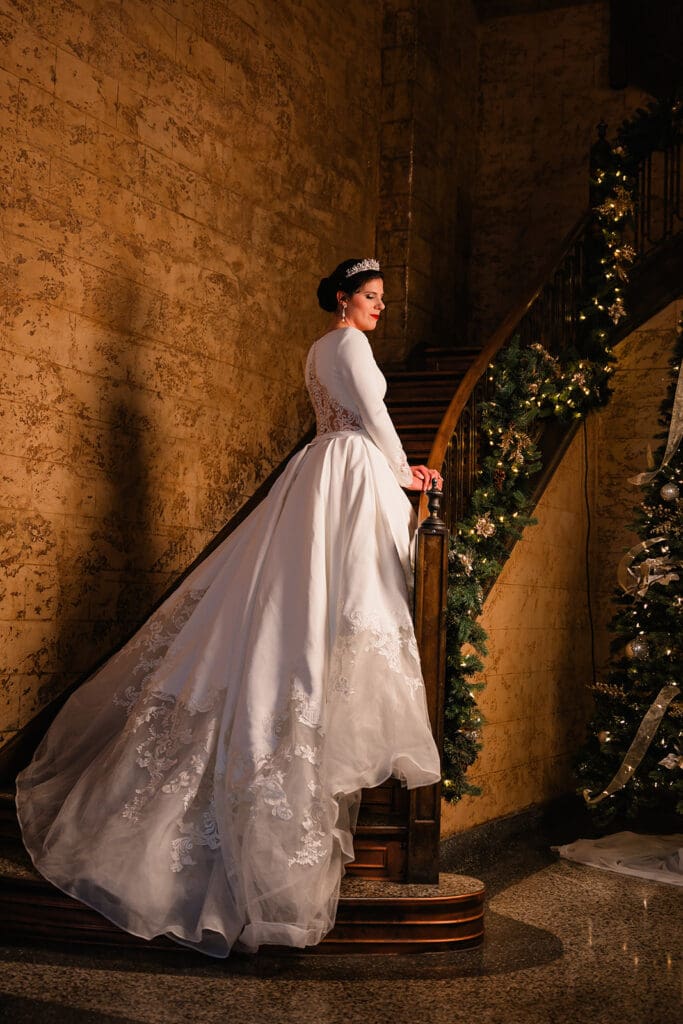 Elegant Christmas Wedding By Charles Moll Photography